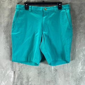 Club Room Men's Crisp Teal 4-Way Stretch Classic-Fit Chino Shorts SZ 33